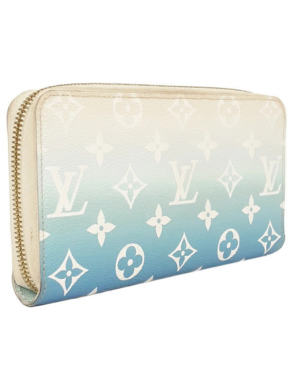 Louis Vuitton Zippy Long Round Zipper Monogram Wallet Brown